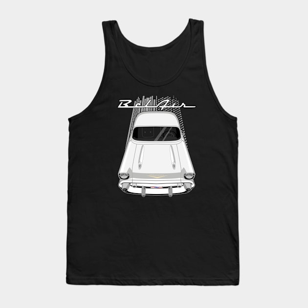 Chevrolet Bel Air 1957 - white Tank Top by V8social